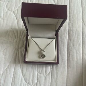 helzburg diamonds “s” necklace